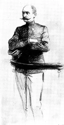The Trial of M. Zola: Major Esterhazy, 1898. Creator: Unknown