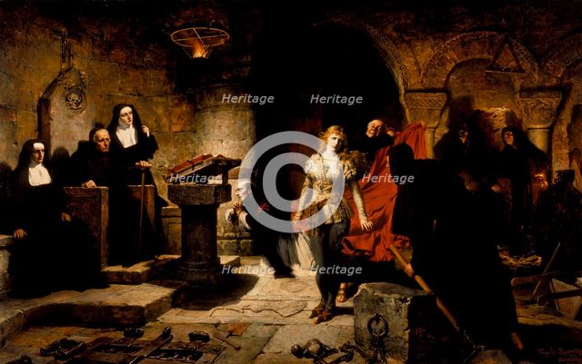 The Trial of Constance de Beverly, between 1880 and 1883. Creator: Toby E Rosenthal.