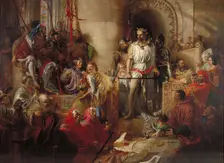 The trial of Sir William Wallace at Westminster c1831-1890. Artist: William Bell Scott
