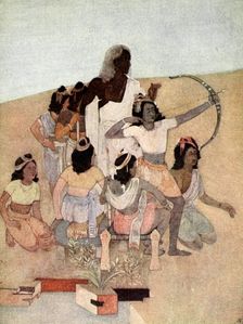 The Trial of the Princes 1913. Creator: Nandalal Bose