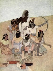 The Trial of the Princes 1913. Artist: Nandalal Bose