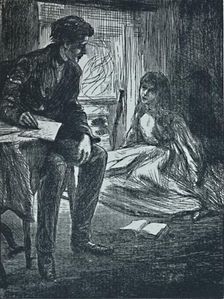 The Trial Sermon c1862, (1923). Artist: James Abbott McNeill Whistler