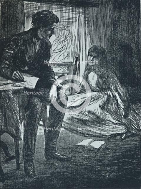 'The Trial Sermon', c1862, (1923). Artist: James Abbott McNeill Whistler.