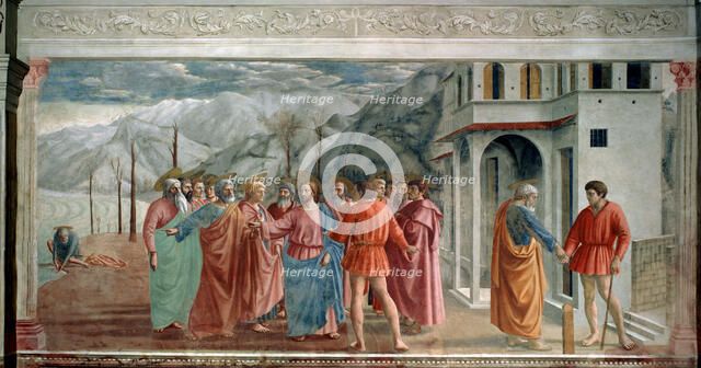 'The Tribute Money', 1425.  Artist: Masaccio Tommaso