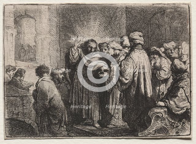 The Tribute Money, c. 1635. Creator: Rembrandt van Rijn (Dutch, 1606-1669).