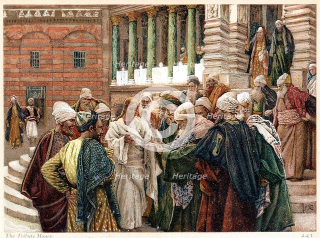 The tribute money, c1890. Artist: James Tissot