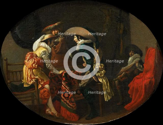 The Tric-trac Players, c.1625. Creator: Willem Cornelisz Duyster.