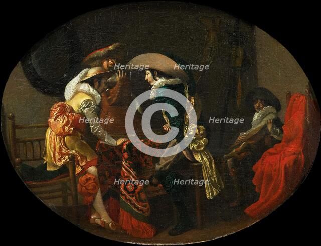 The Tric-trac Players, c.1625. Creator: Willem Cornelisz Duyster.