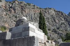 The Tripod of Palataea, Delphi, Greece. Artist: Samuel Magal