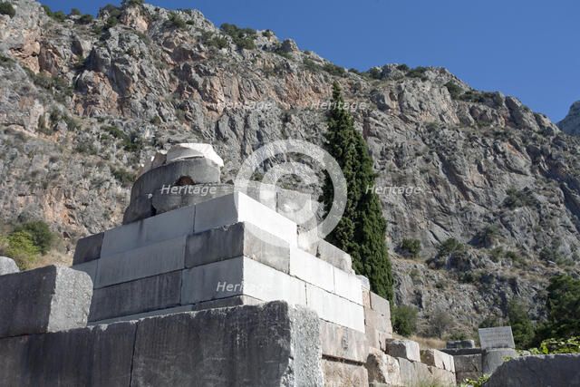 The Tripod of Palataea, Delphi, Greece. Artist: Samuel Magal