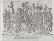 The Triumph of Caesar: Statues of Venus and Mercury, after 1503. Creator: Jacob von Strassburg