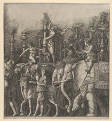 The Triumph of Caesar: the Elephants, 1470-1525. Creator: Attributed by Bartsch to Giovanni Antonio da Brescia (Italian, active ca. 1490-ca. 1525)