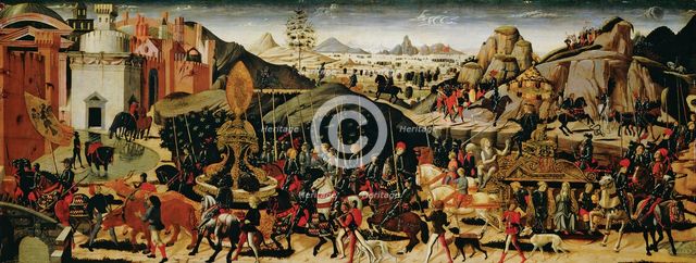 The Triumph of Camillus, ca 1470-1475. Artist: Biagio d'Antonio, (Tucci) (1446-1516)