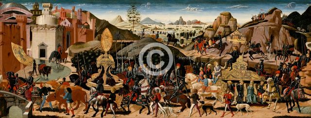 The Triumph of Camillus, c. 1470/1475. Creators: Biagio d'Antonio, Workshop of Biagio d'Antonio.