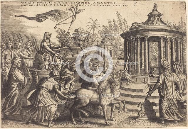 The Triumph of Chastity, c. 1539. Creator: Georg Pencz.