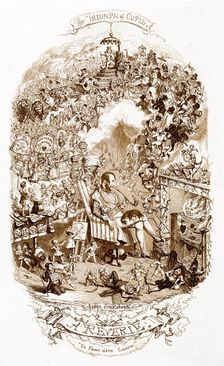 The Triumph of Cupid 19th century.Artist: George Cruikshank