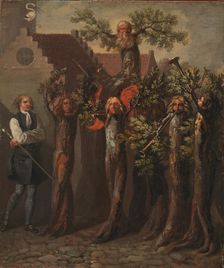 The Triumph of a Potuan, whose Reform Proposal has been Approved, 1785-1787. Creator: Nicolai Abraham Abildgaard