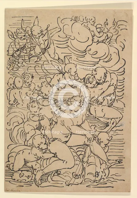 The Triumph of Amphitrite, ca. 1550-1580. Creator: Luca Cambiaso.