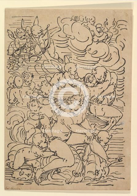 The Triumph of Amphitrite, ca. 1550-1580. Creator: Luca Cambiaso.