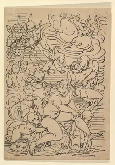 The Triumph of Amphitrite, ca. 1550-1580. Creator: Luca Cambiaso