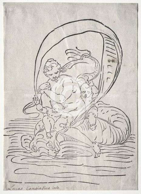 The Triumph of Amphitrite. Creator: Luca Cambiaso (Italian, 1527-1585).