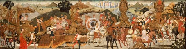 The Triumph of Alexander (image 1 of 2), c1485. Creator: Bernardo di Stefano Rosselli.