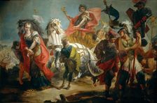 The Triumph of Aurelian. Creator: Tiepolo, Giambattista (1696-1770)