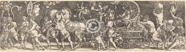 The Triumph of Bacchus, 1528. Creator: Master I. B..