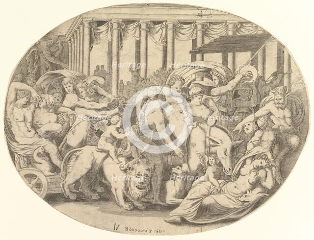 The Triumph of Bacchus, 16th century. Creator: Unknown.