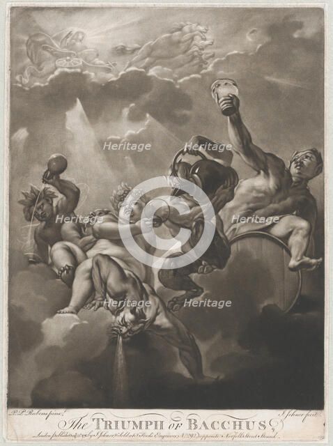 The Triumph of Bacchus, 1776. Creator: Isaak Jehner.