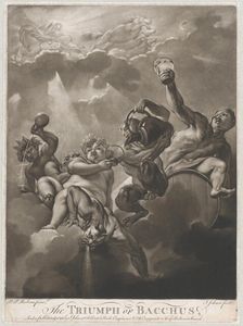 The Triumph of Bacchus, 1776. Creator: Isaak Jehner