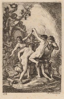 The Triumph of Bacchus with Dancing Nymphs, 1773. Creator: Martin Johann Schmidt