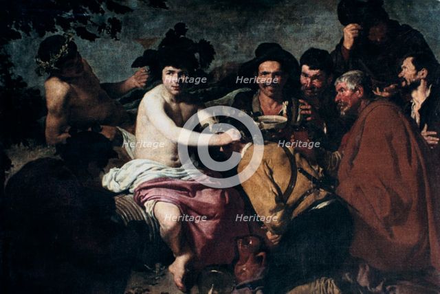 'The Triumph of Bacchus' or 'The Drunkards', 17th Century.  Creator: Diego Velasquez.