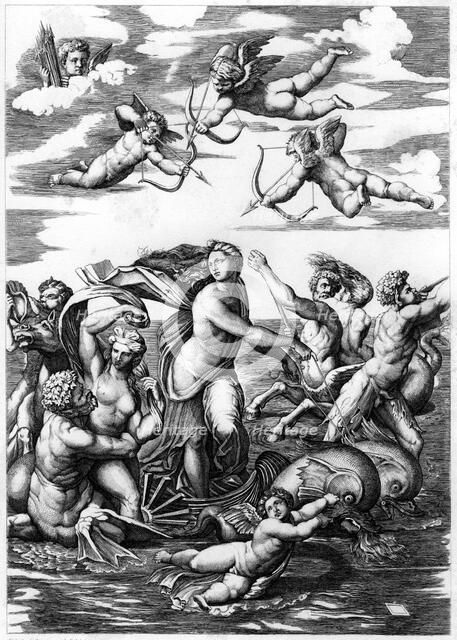'The Triumph of Galatea', 1512 (1849).Artist: L Delaistre