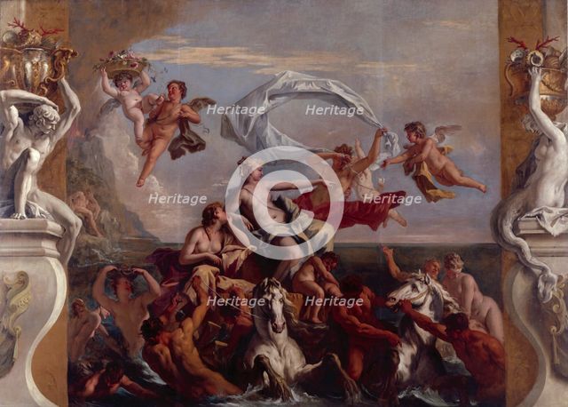 The Triumph of Galatea, 1713-15. Creator: Sebastiano Ricci.