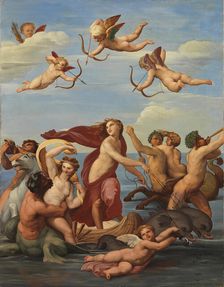 The Triumph of Galatea, a copy after Raphael (Raffaello Sanzio), 1835-1853. Creator: Nils Jakob Blommer