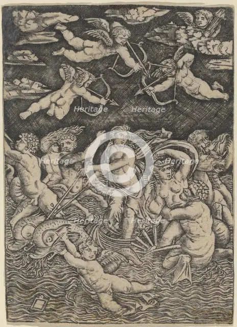 The Triumph of Galatea, c. 1520. Creator: Peregrino da Cesena.