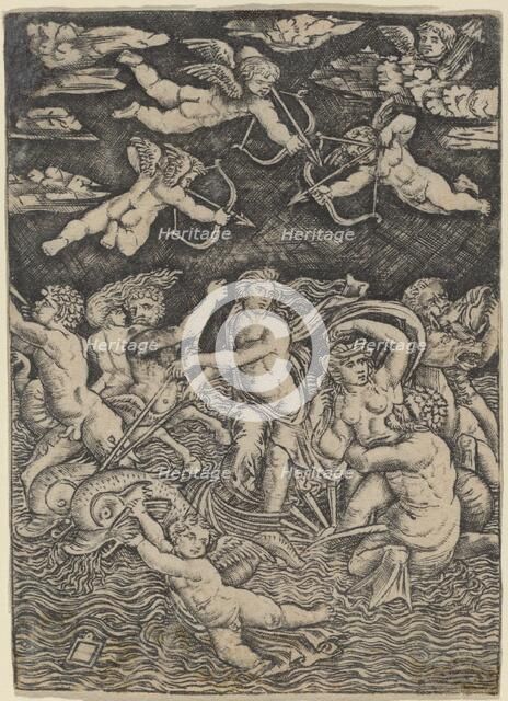 The Triumph of Galatea, c. 1520. Creator: Peregrino da Cesena.