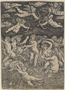 The Triumph of Galatea, c. 1520. Creator: Peregrino da Cesena