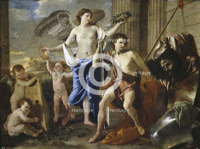 The Triumph of David, 1630. Artist: Poussin, Nicolas (1594-1665)