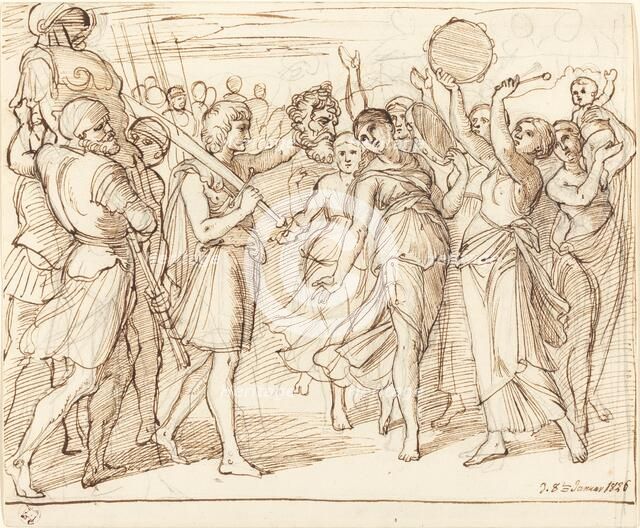 The Triumph of David, 1826. Creator: Julius Schnorr von Carolsfeld.