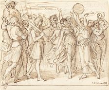 The Triumph of David, 1826. Creator: Julius Schnorr von Carolsfeld
