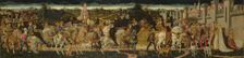 The Triumph of David, c. 1450. Artist: Pesellino, Francesco di Stefano (1422-1457)