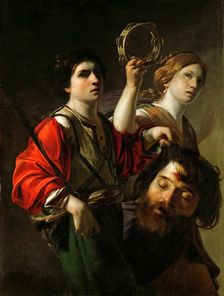 The Triumph of David, c. 1615. Creator: Manfredi, Bartolomeo (1587-1622)