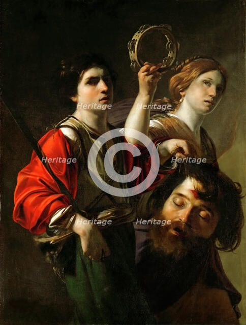 The Triumph of David, c. 1615. Creator: Manfredi, Bartolomeo (1587-1622).