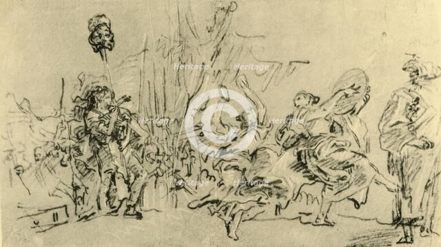 'The Triumph of David', c1759, (1928). Artist: Giovanni Domenico Tiepolo.