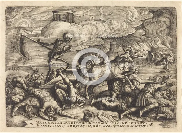 The Triumph of Death, c. 1539. Creator: Georg Pencz.