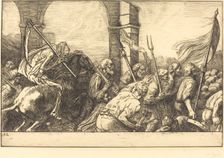 The Triumph of Death: Departure (Le triomphe de la mort: Le depart). Creator: Alphonse Legros