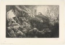 The Triumph of Death: The Proclamation. Creator: Alphonse Legros (French, 1837-1911)