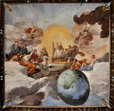 The Triumph of Divine Wisdom, 1629-1631. Creator: Sacchi, Andrea (1599-1661)